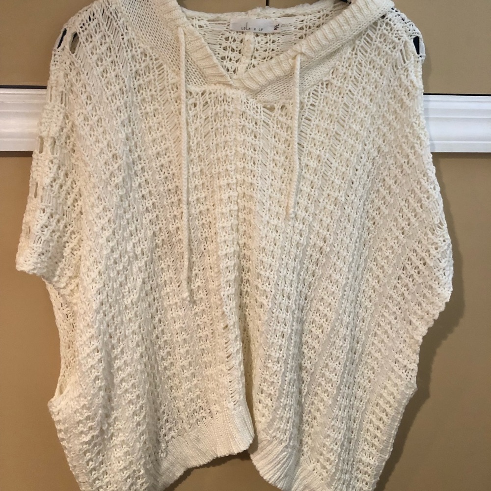 Hoodie sweater vest shirt